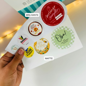 Adesivos Personalizados 2cm 3cm 4cm 5cm